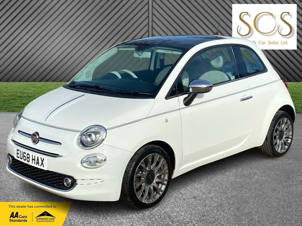 Fiat 500 Hatchback 1.2 1.2 69Hp Collezione 201868 EU68HAX White #3