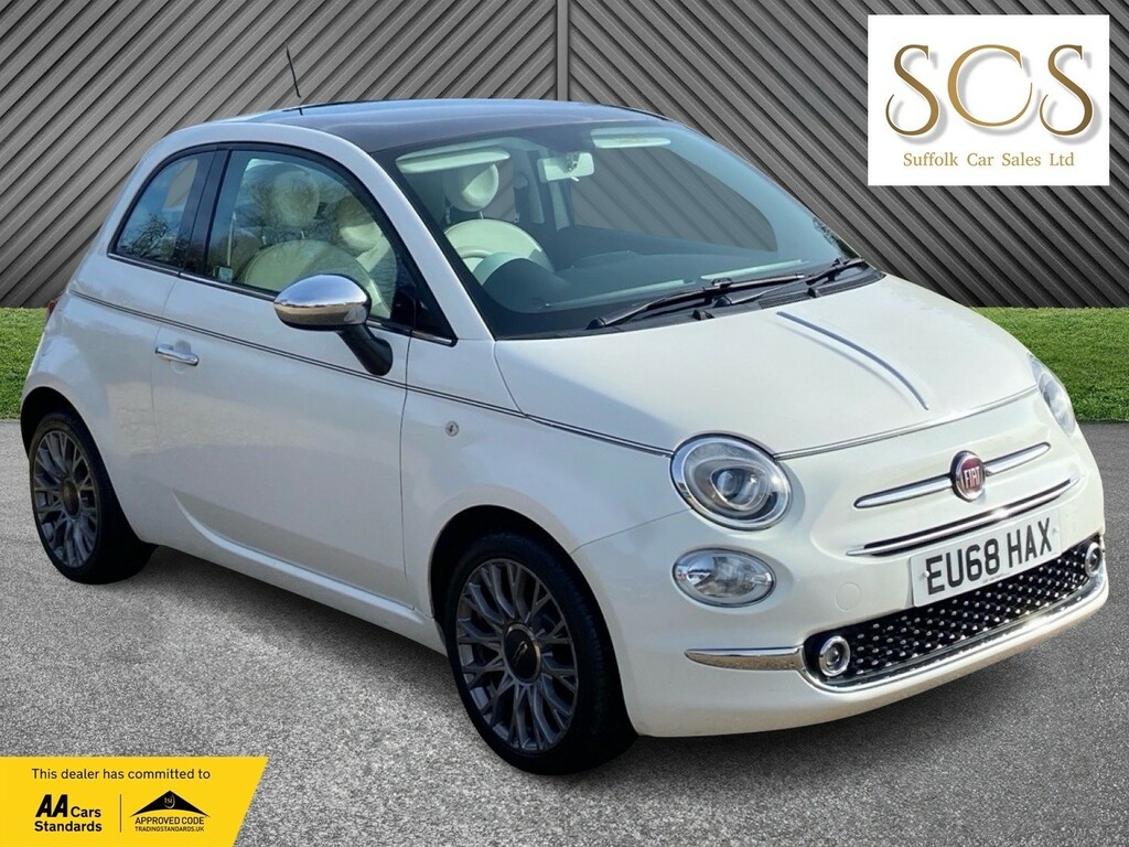 Fiat 500 Hatchback 1.2 1.2 69Hp Collezione 201868 White
