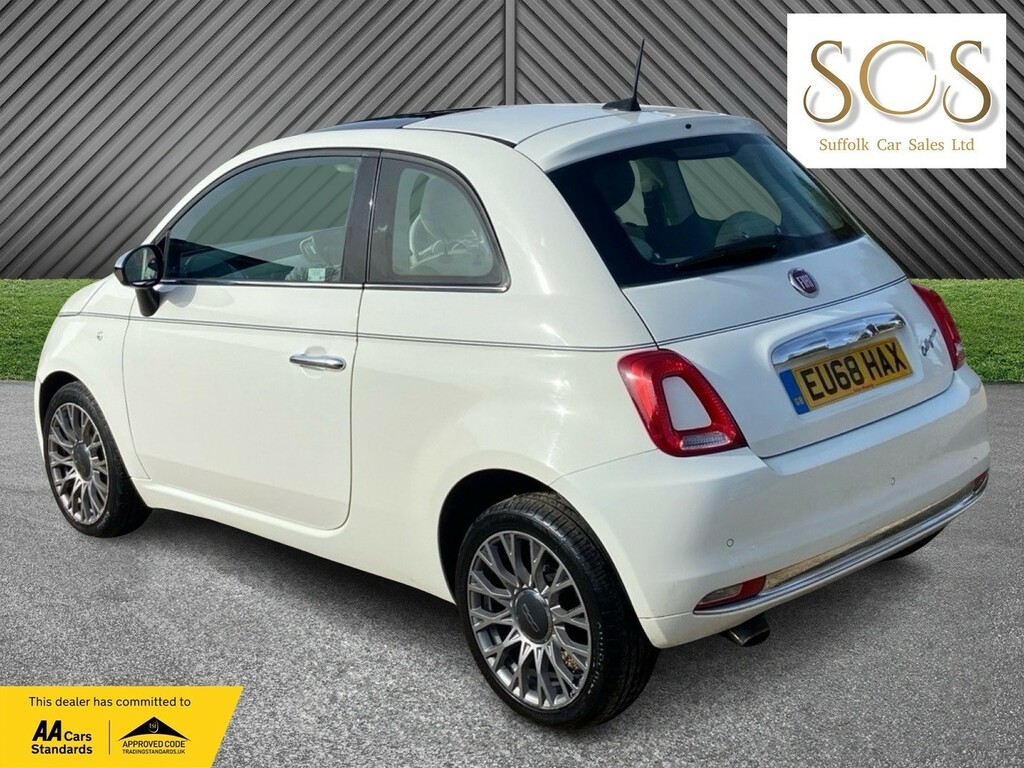 Fiat 500 Hatchback 1.2 1.2 69Hp Collezione 201868 EU68HAX White #5