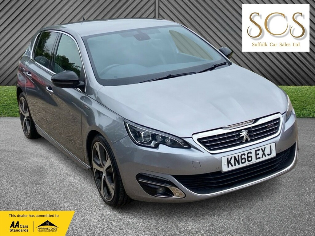 Peugeot 308 Hatchback 1.6 Bluehdi Gt Line 201666 Grey