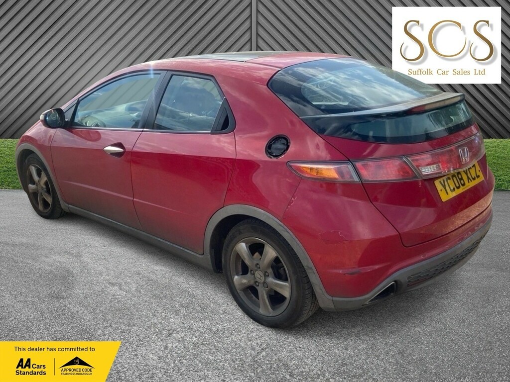 Honda Civic 2.2 I-ctdi Es Red #5