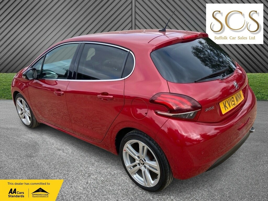 Peugeot 208 Hatchback 1.2 Puretech Gpf Gt Line 201919 KV19WNM Red #5