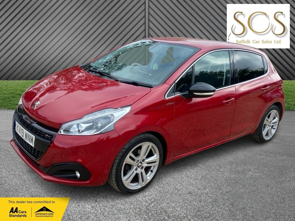 Peugeot 208 Hatchback 1.2 Puretech Gpf Gt Line 201919 KV19WNM Red #3