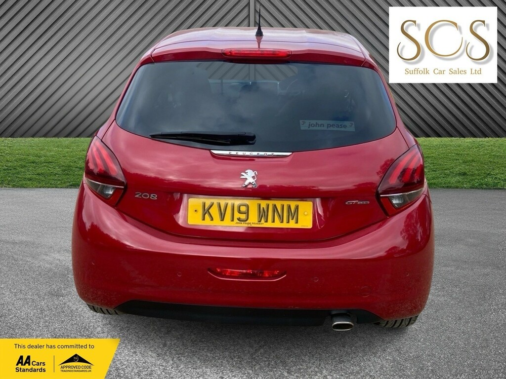 Peugeot 208 Hatchback 1.2 Puretech Gpf Gt Line 201919 KV19WNM Red #6