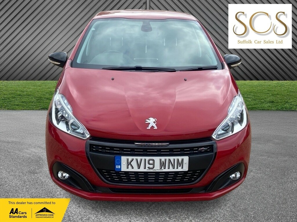 Peugeot 208 Hatchback 1.2 Puretech Gpf Gt Line 201919 KV19WNM Red #2