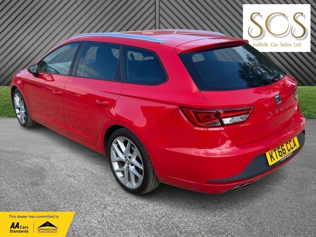 Seat Leon 2.0 Tdi Fr Technology Red #5
