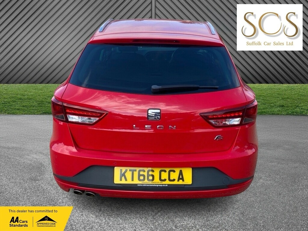 Seat Leon 2.0 Tdi Fr Technology Red #6