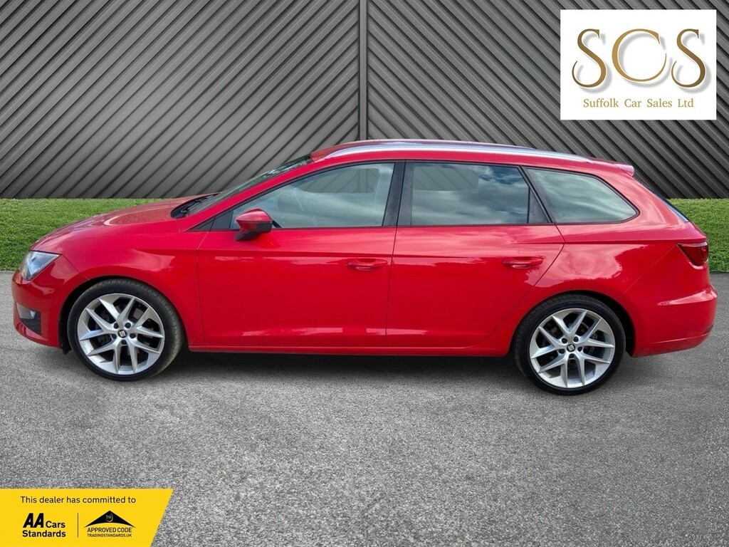 Seat Leon 2.0 Tdi Fr Technology Red #4