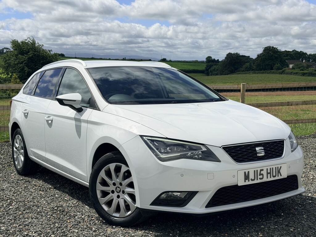 Seat Leon 1.6 Tdi Cr Se White #6