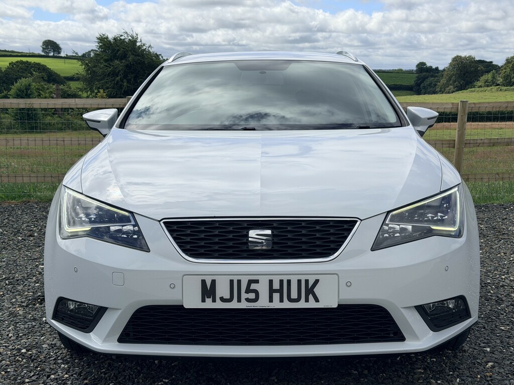 Seat Leon 1.6 Tdi Cr Se White #5