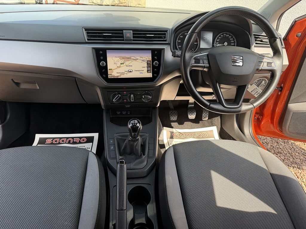 Seat Ibiza Mpi Se Technology U738 Ulez FG69UNK Orange #2