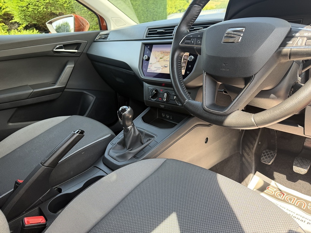 Seat Ibiza Mpi Se Technology U738 Ulez FG69UNK Orange #6