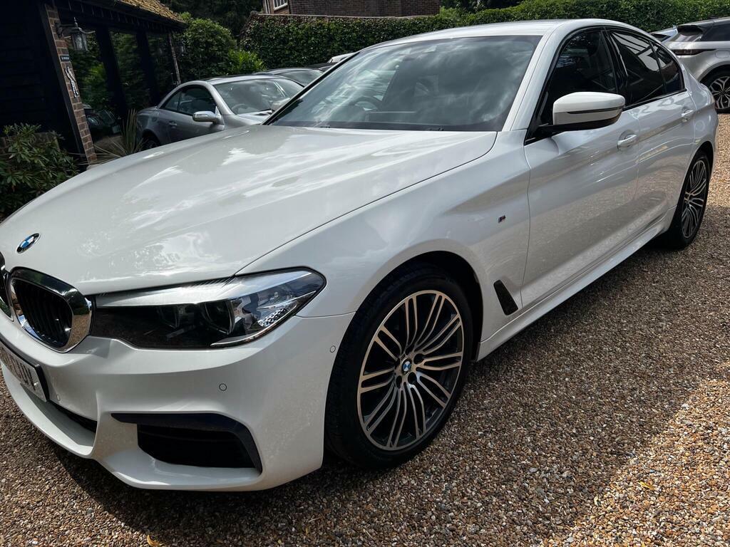BMW 5 Series 2.0 520D Mht M Sport Euro 6 S S White #3