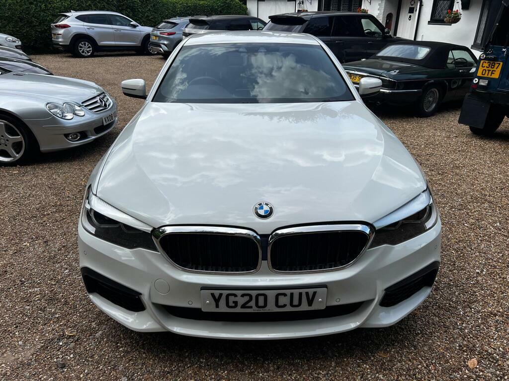 BMW 5 Series 2.0 520D Mht M Sport Euro 6 S S White #2