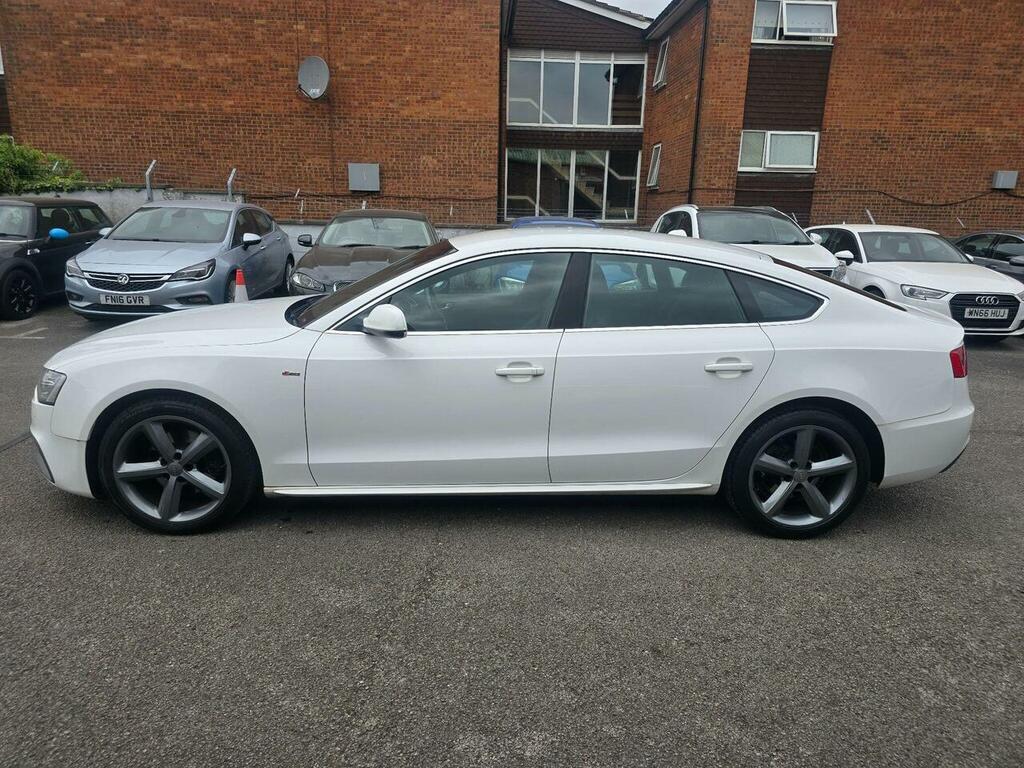 Audi A5 2.0 Tdi S Line Sportback Quattro Euro 5 Ss YG12LSC White #5