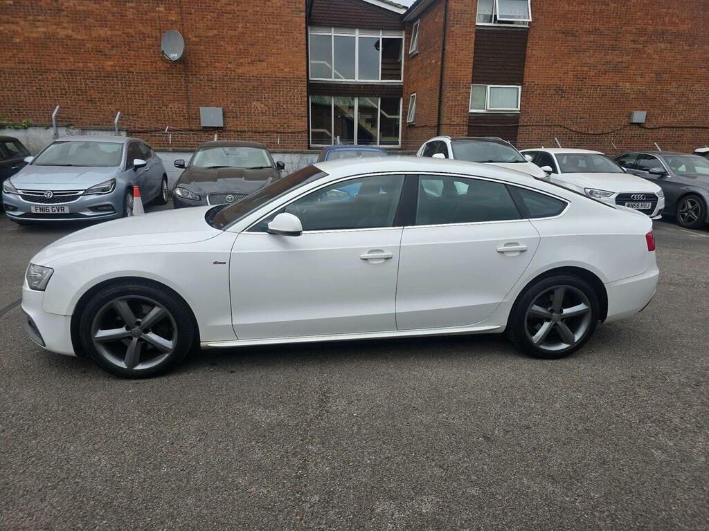 Audi A5 2.0 Tdi S Line Sportback Quattro Euro 5 Ss YG12LSC White #4