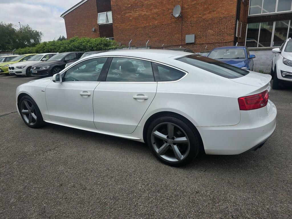 Audi A5 2.0 Tdi S Line Sportback Quattro Euro 5 Ss YG12LSC White #6