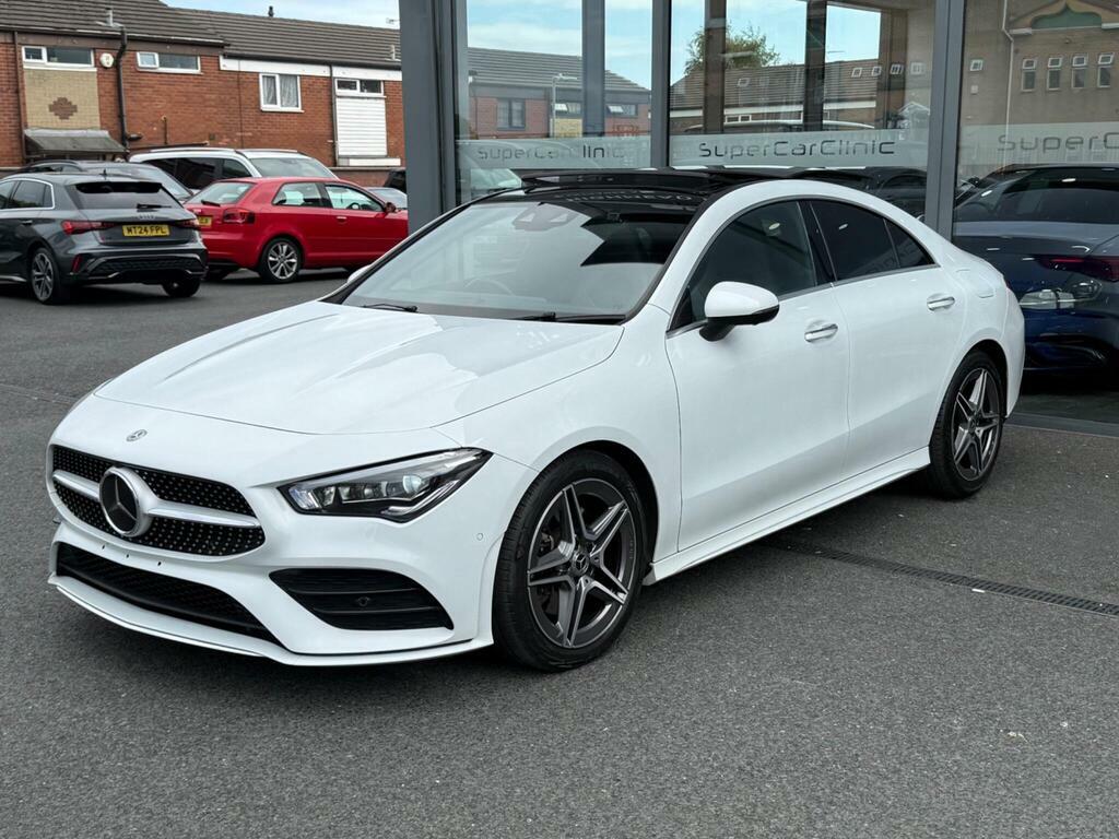 Mercedes-Benz CLA Class 1.3 Cla200 Amg Line Coupe 7G-dct Euro 6 S S White #5