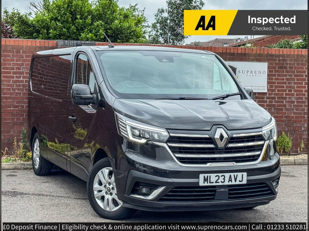 Renault Trafic 2.0 Dci Blue Ll30 Sport Panel Van Manua Black