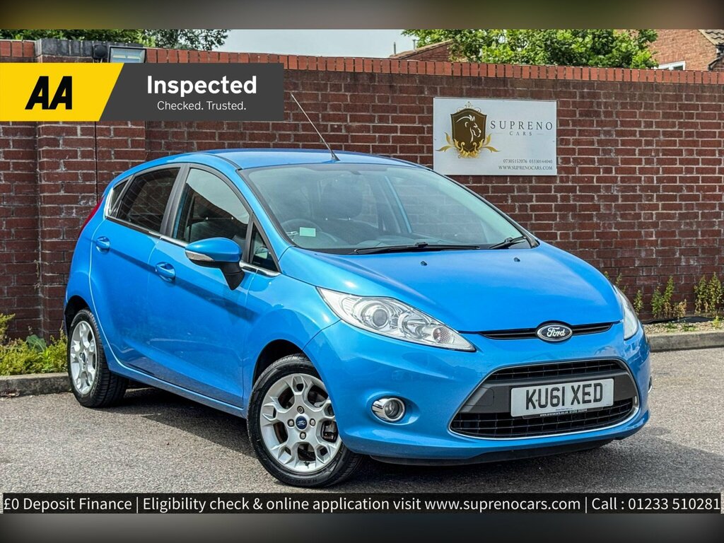 Ford Fiesta 1.4 Zetec Hatchback 154 Gkm Blue
