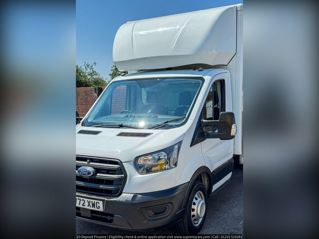 Ford Transit Custom 2.0 350 Ecoblue Leader Luton Rwd HV72XWG White #6