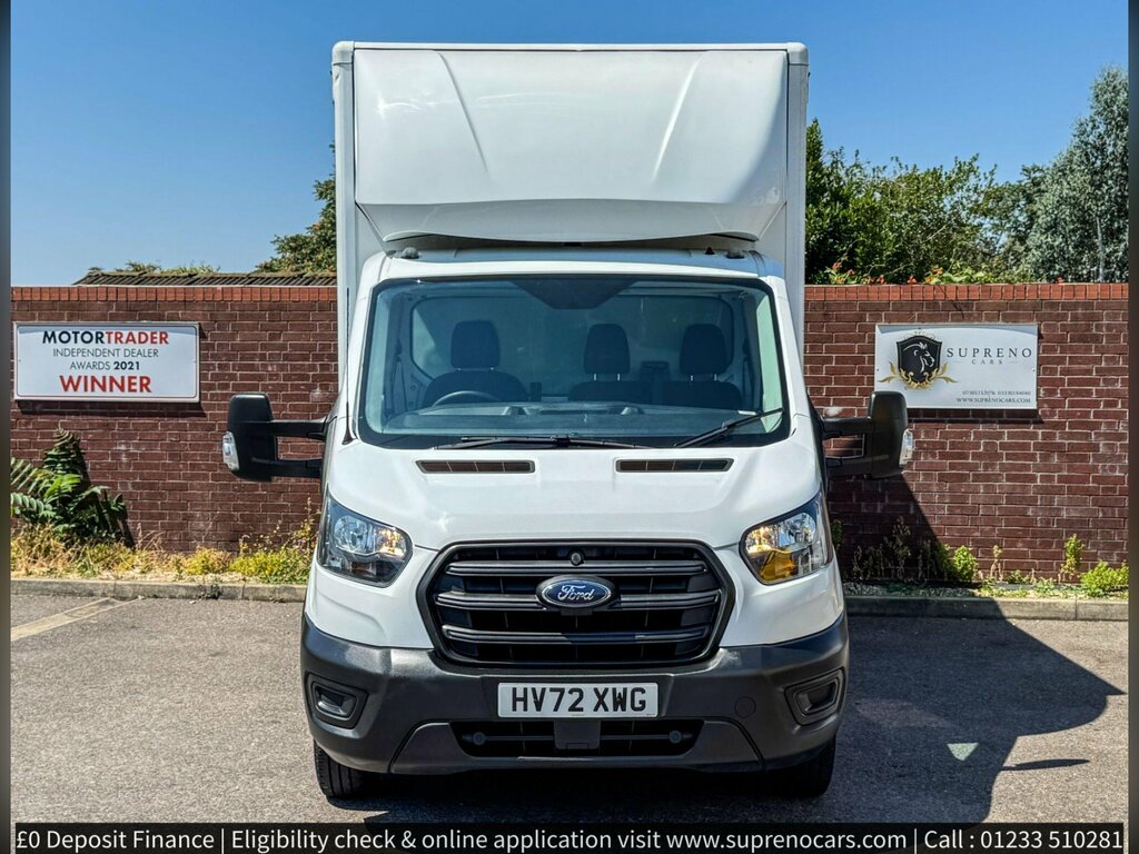 Ford Transit Custom 2.0 350 Ecoblue Leader Luton Rwd HV72XWG White #4