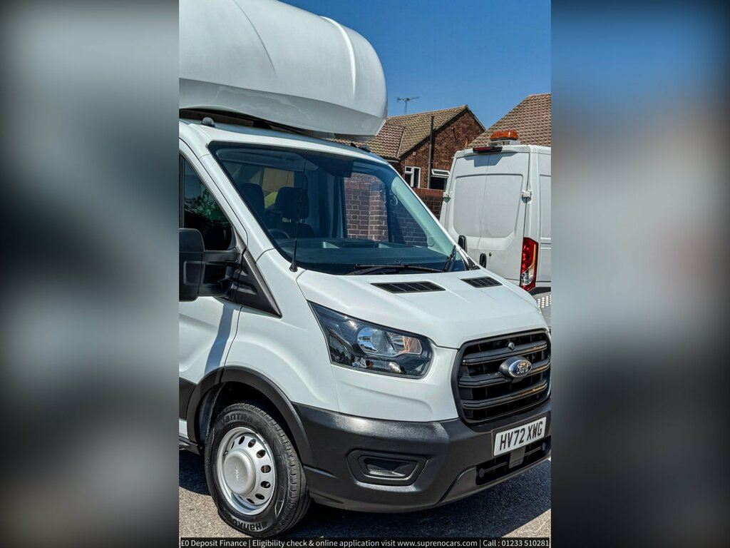 Ford Transit Custom 2.0 350 Ecoblue Leader Luton Rwd HV72XWG White #3