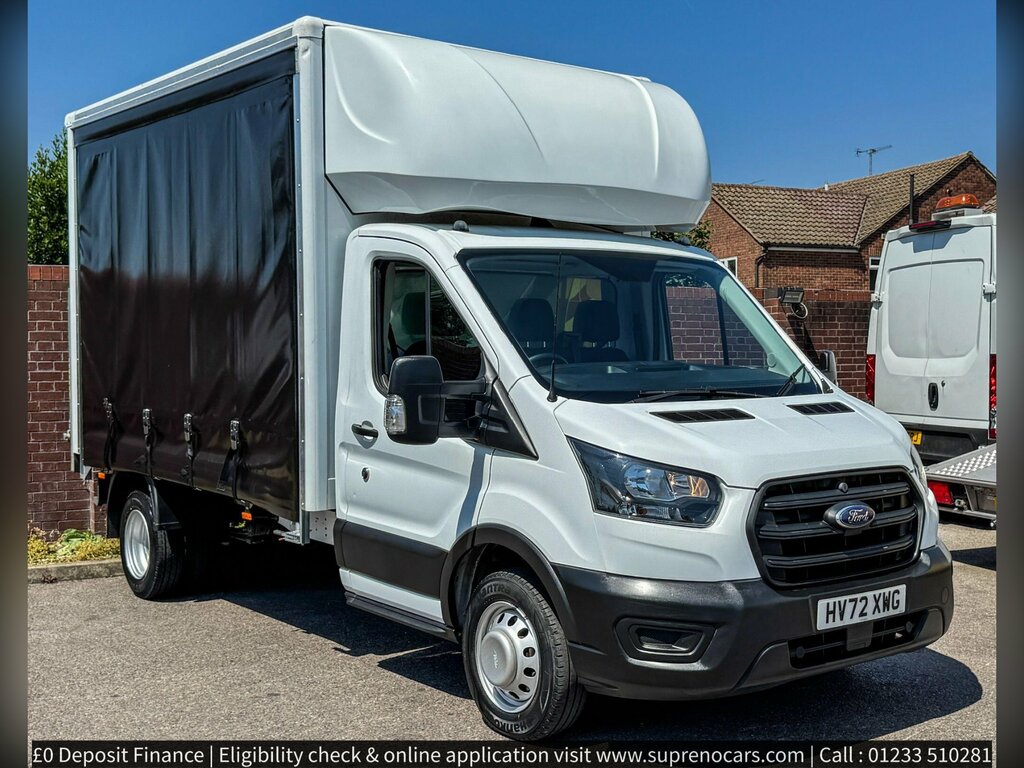 Ford Transit Custom 2.0 350 Ecoblue Leader Luton Rwd HV72XWG White #2