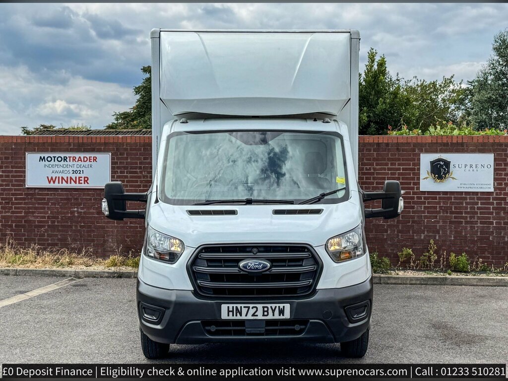 Ford Transit Custom 2.0 350 Ecoblue Leader Luton Rwd White #6