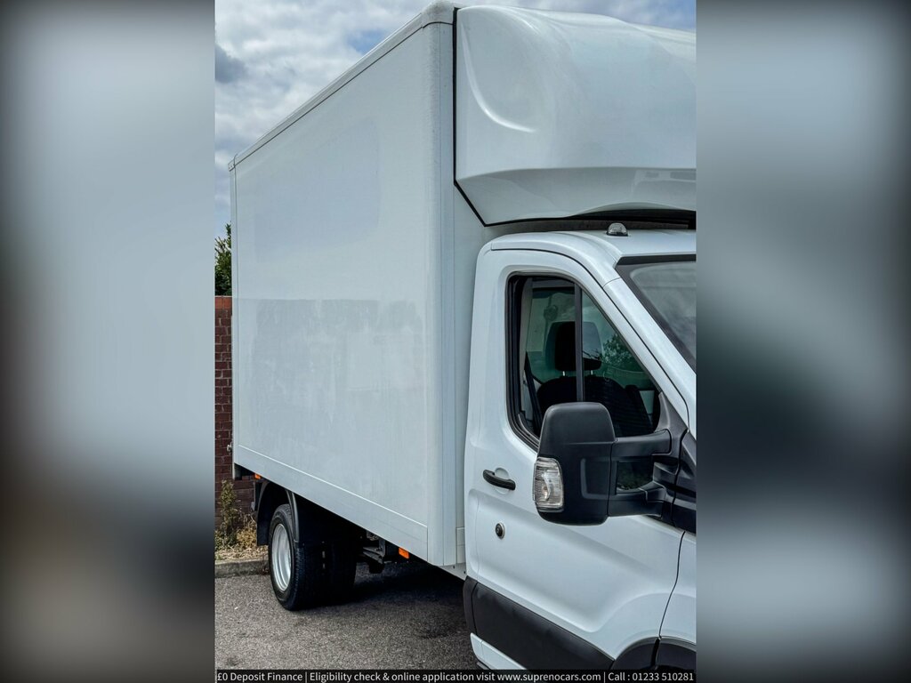 Ford Transit Custom 2.0 350 Ecoblue Leader Luton Rwd White #4