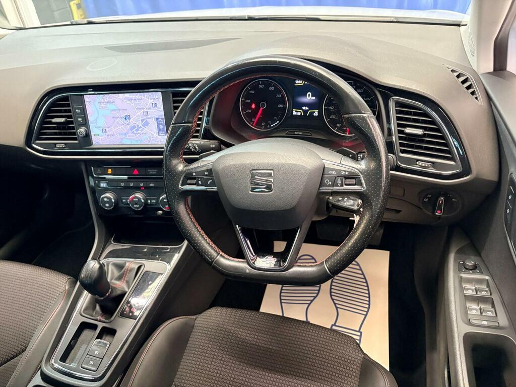 Seat Leon Hatchback 1.4 Ecotsi Fr Technology Dsg Euro 6 Ss White #4