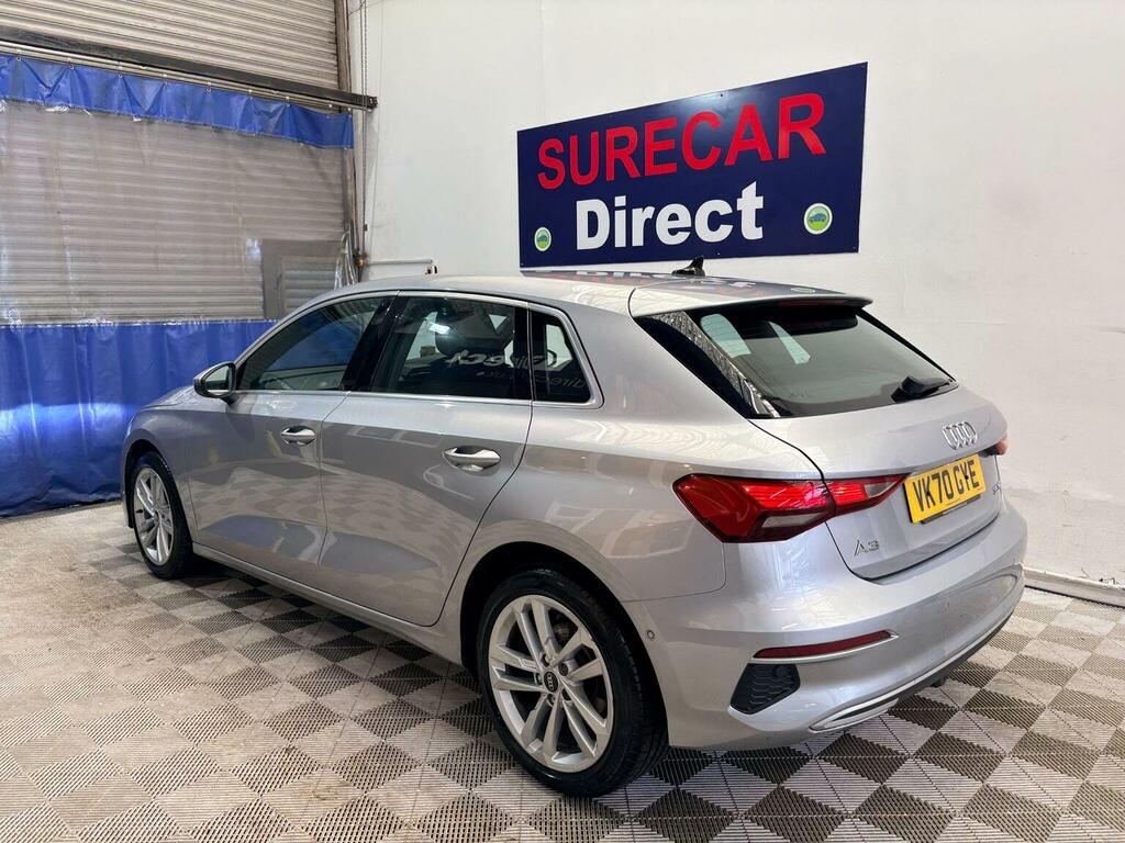 Audi A3 Hatchback 2.0 Tdi 35 Sport Sportback S Tronic Euro Silver #2