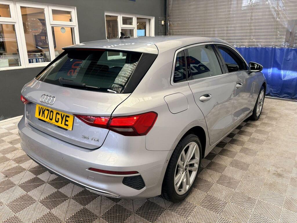 Audi A3 Hatchback 2.0 Tdi 35 Sport Sportback S Tronic Euro Silver #3