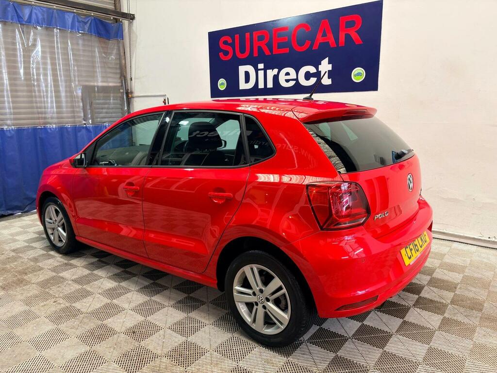 Volkswagen Polo Hatchback 1.2 Tsi Bluemotion Tech Match Euro 6 S Red #2