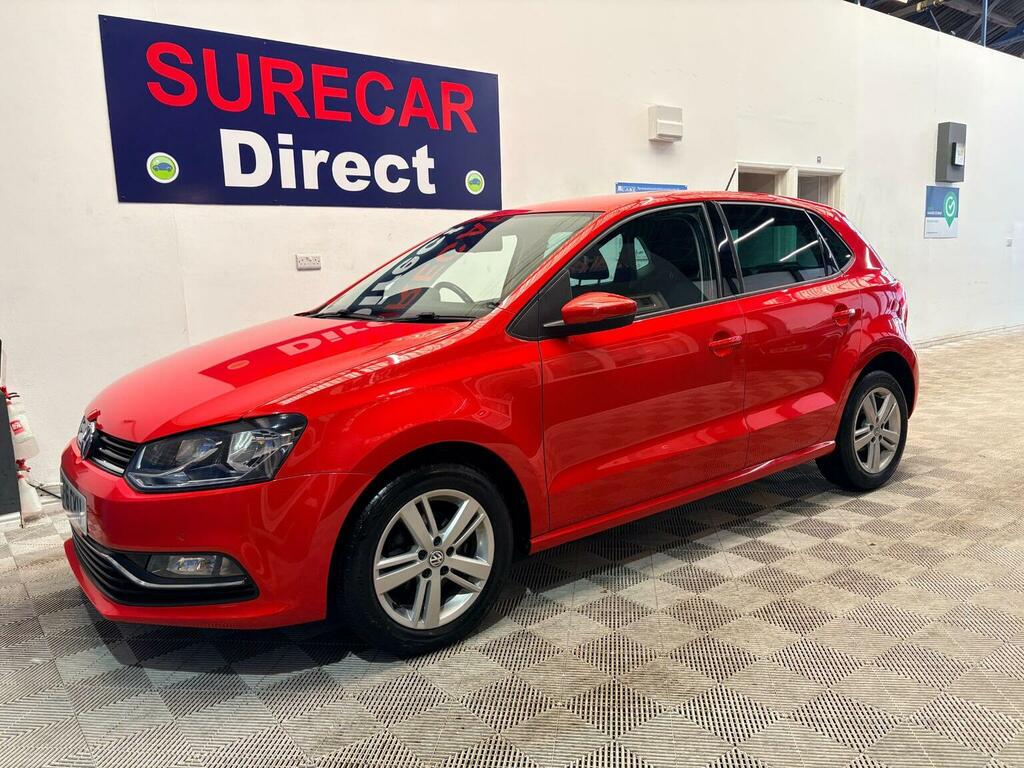 Volkswagen Polo Hatchback 1.2 Tsi Bluemotion Tech Match Euro 6 S Red