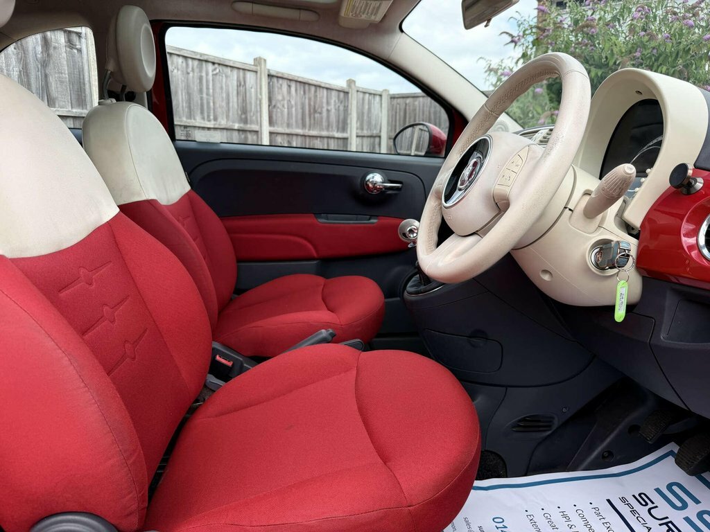 Fiat 500 Hatchback White #29