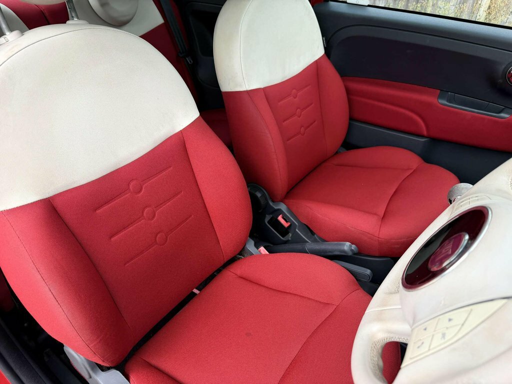 Fiat 500 Hatchback White #30