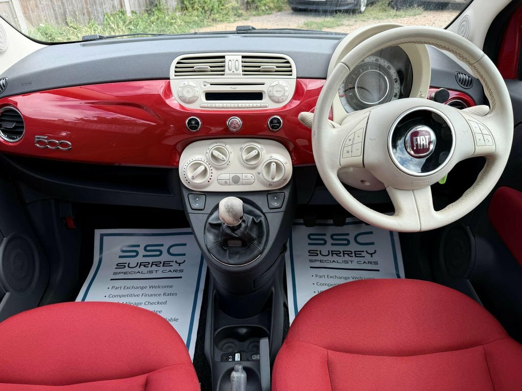 Fiat 500 Hatchback White #32