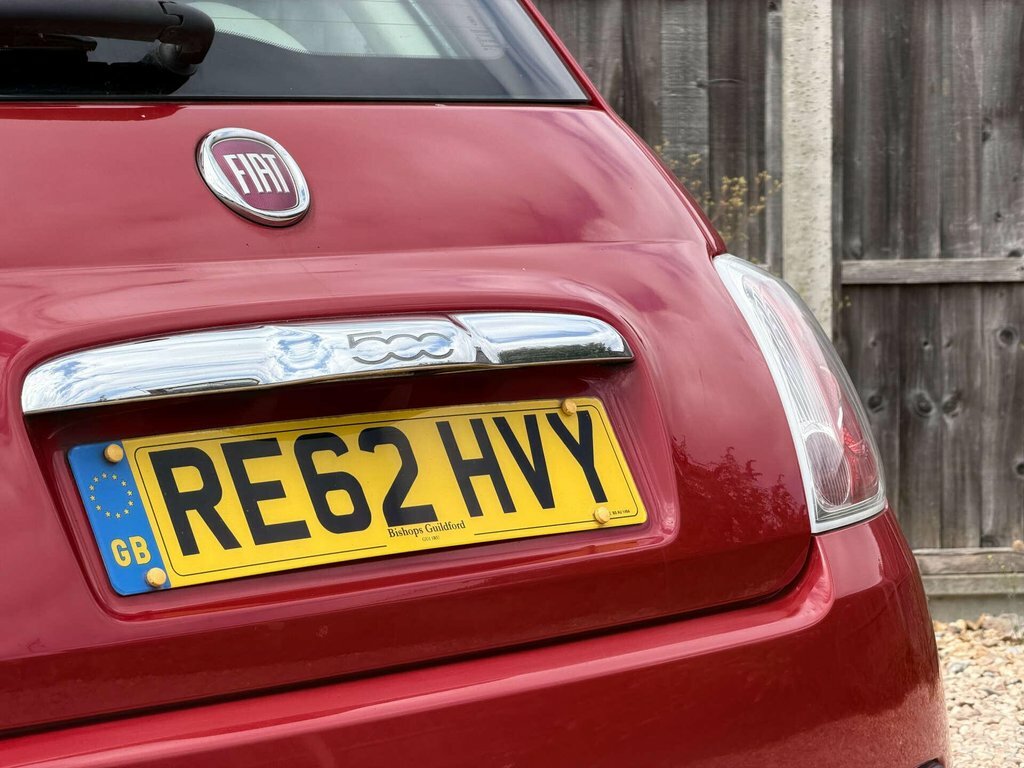 Fiat 500 Hatchback White #23