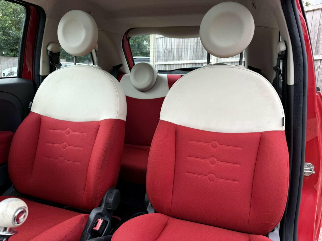 Fiat 500 Hatchback White #34