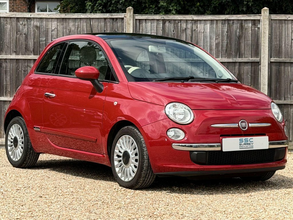 Fiat 500 Hatchback White #1