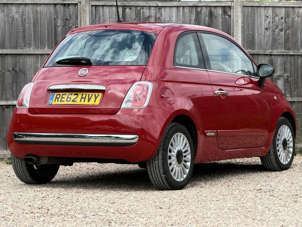 Fiat 500 Hatchback White #3