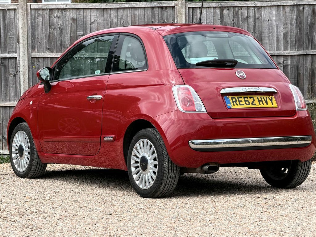 Fiat 500 Hatchback White #4