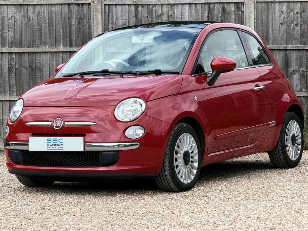 Fiat 500 Hatchback White #2