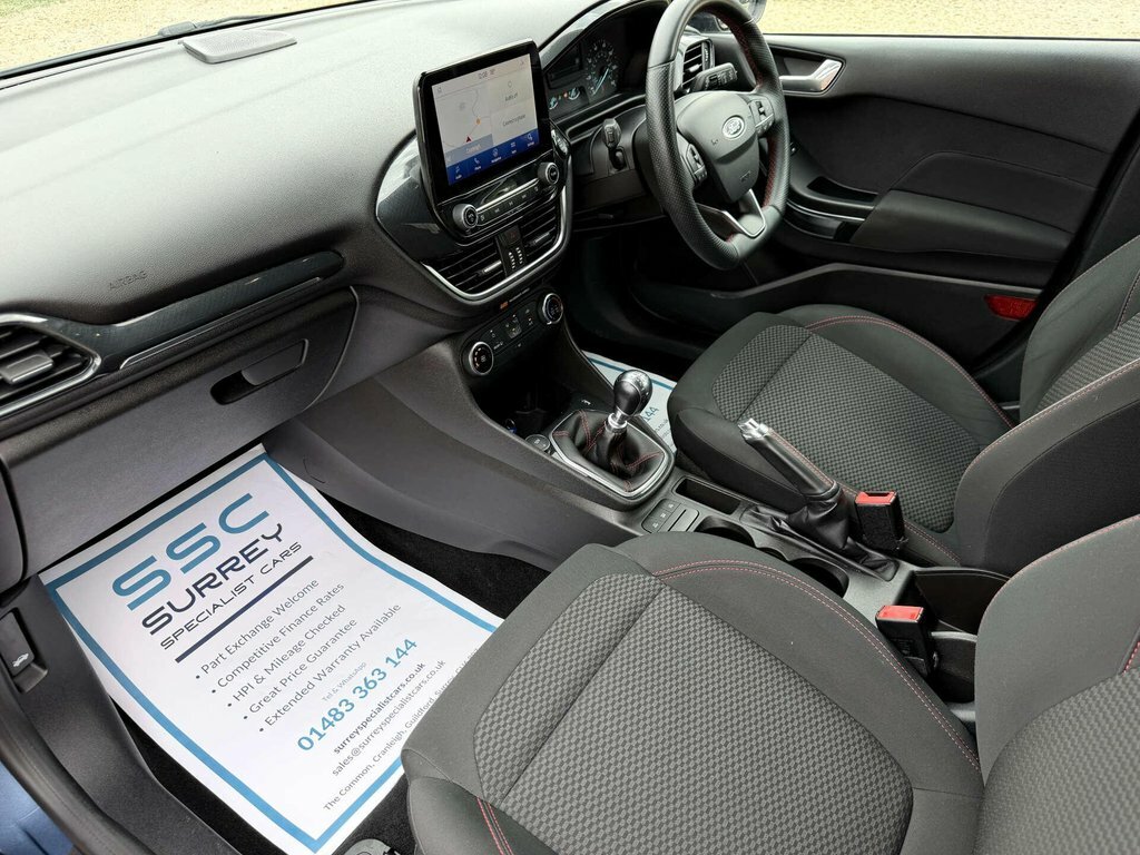 Ford Fiesta 1L St-line BK69XUX Blue #6