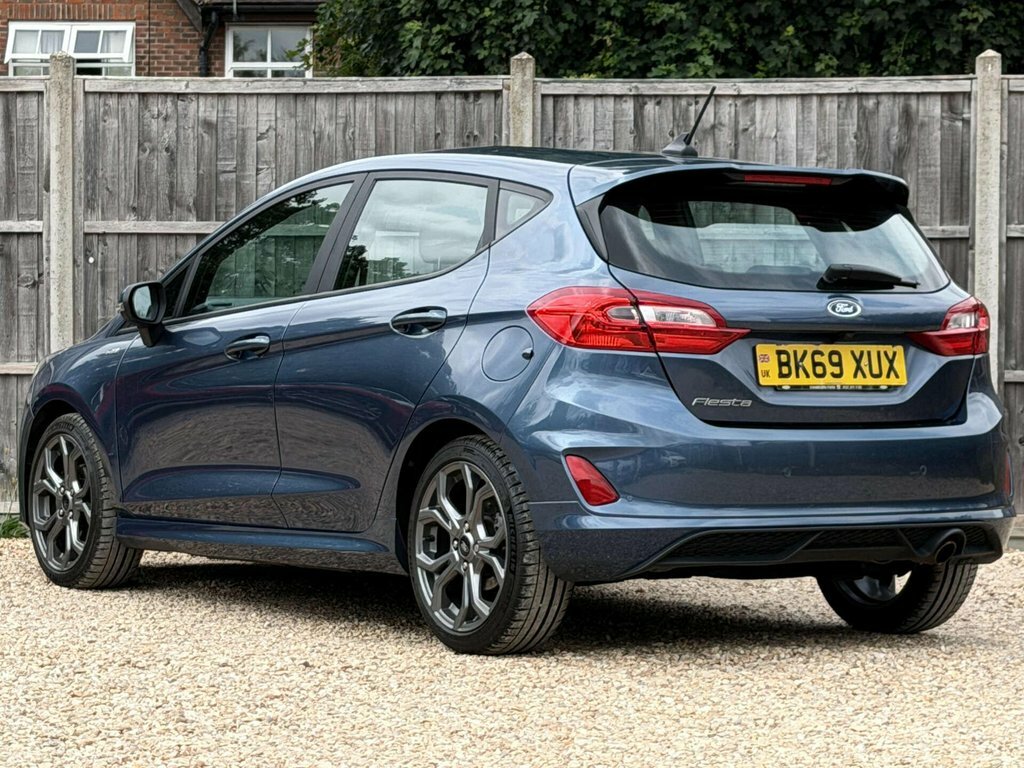 Ford Fiesta 1L St-line BK69XUX Blue #4