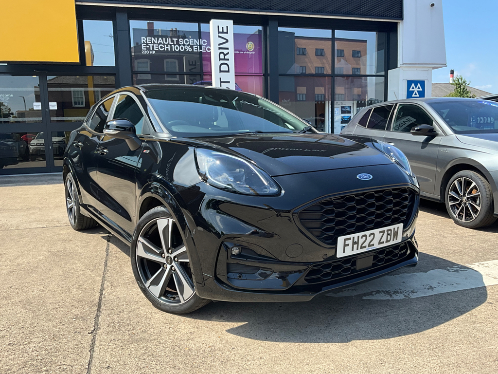 Ford Puma 1.0T Ecoboost Mhev St Line X Suv Hybrid Black