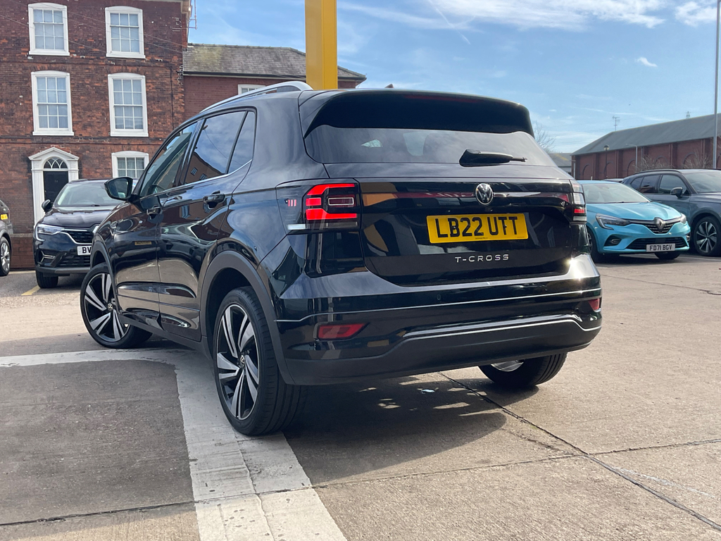Volkswagen T-Cross 1.5 Tsi Evo R Line Suv Dsg Black #3