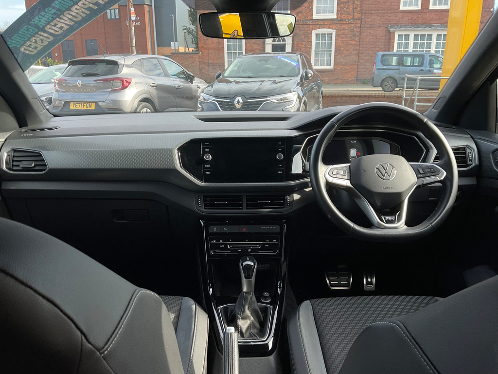 Volkswagen T-Cross 1.5 Tsi Evo R Line Suv Dsg Black #2