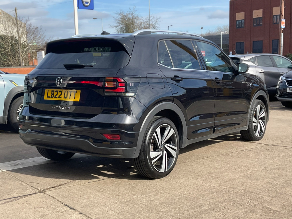Volkswagen T-Cross 1.5 Tsi Evo R Line Suv Dsg Black #6